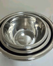 炊大皇 不銹鋼盆篩五件套304鋼加大加厚洗菜盆瀝水和面盆沙拉拌菜調料盆 曬單實(shí)拍圖