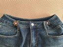 潔比世 牛仔褲子裙子收腰紐扣褲腰收緊大改小神器隱形可調節 3對裝 曬單實(shí)拍圖