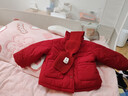 班喜迪女童外套冬裝新款兒童洋氣公主上衣寶寶加絨夾棉衣服拜年服過(guò)年服 曬單實(shí)拍圖