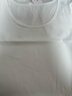 歐迪芬10A抑菌女士打底衫女91%棉正肩圓領(lǐng)短袖t恤春夏外穿百搭修身白L 曬單實(shí)拍圖