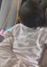 全棉時(shí)代嬰幼童家居服套裝純棉舒適透氣長(cháng)袖圓領(lǐng)打底服 花園物語(yǔ)粉90碼 曬單實(shí)拍圖