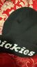 Dickies品牌保暖針織帽子秋冬季男士毛線(xiàn)帽女滑雪冷帽騎行防風(fēng)防寒護耳帽 黑色男女情侶款 58CM（均碼） 曬單實(shí)拍圖