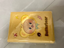 得力（deli）熊貓胖達毛絨精裝本B6熊貓小筆記本子便攜式記事刺繡萌趣可愛(ài)高顏值索引書(shū)簽方便攜帶A6毛絨封面 【黃油小熊】A6-96張/本 曬單實(shí)拍圖