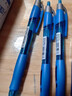 得力藍筆藍色中性筆小學(xué)生專(zhuān)用按動(dòng)式初中生臻順滑藍色水筆0.5mm速干筆芯黑筆紅筆刷題筆圓珠筆 12支盒裝+10支得力筆芯+筆筒 曬單實(shí)拍圖