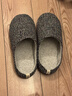 內泊【超舒服】乳膠棉拖鞋女冬季男士室內家居鞋軟底防滑小香風(fēng)黑44 曬單實(shí)拍圖