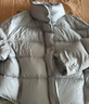 艾諾絲雅詩(shī)【商場(chǎng)同款】2025冬季新款白鴨絨立領(lǐng)下擺抽繩羽絨服女41030098 海鹽灰 M 曬單實(shí)拍圖