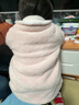 威爾貝魯（WELLBER）兒童睡衣男女童珊瑚絨寶寶家居服保暖套裝兩件套秋冬 害羞兔  100 曬單實(shí)拍圖