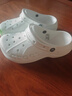 卡駱馳（CROCS）貝雅云彩女士洞洞鞋休閑鞋|208186  白色-100    36 /37(230mm)   曬單實(shí)拍圖
