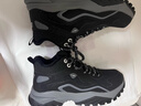 鴻星爾克棉鞋加絨休閑鞋男鞋冬季新款棉鞋戶(hù)外防滑保暖加厚雪地靴運動(dòng)鞋 正黑 43 曬單實(shí)拍圖
