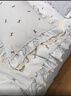 無(wú)印良品A類(lèi)水洗棉雙層紗床上四件套裸睡公主風(fēng)蕾絲被套床單床裙款三件套 藍結【A類(lèi)雙層紗 精美花邊】 床裙款 1.5m四件套-被套200x230cm 曬單實(shí)拍圖