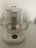 奧克斯（AUX）小氣泡養生壺全自動(dòng)1.5L家用煮茶壺燒水壺辦公室多功能智能預約恒溫花茶壺煮茶器304底盤(pán)+濾網(wǎng) 曬單實(shí)拍圖