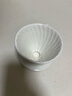 Mongdio手沖咖啡陶瓷濾杯v60過(guò)濾漏斗咖啡過(guò)濾器01號白色 曬單實(shí)拍圖