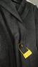白鹿語(yǔ)西裝領(lǐng)通勤羊毛大衣25冬季新款直筒顯瘦雙面呢外套女 深灰色 XL 曬單實(shí)拍圖