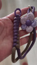 珍格花朵編織手機掛繩手腕式短款ins戶(hù)外旅游登山防掉手機殼小吊繩女士出行逛街防丟撞色手繩好看新款 【紫灰】花朵兩股編織結手繩+紫色長(cháng)夾片 曬單實(shí)拍圖