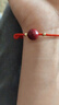 墨利亞（Meliades）朱砂手鏈小圓滿(mǎn)紅繩轉運珠本命年手環(huán) 小圓滿(mǎn)單珠手鏈【紅繩】 朱砂手鏈 曬單實(shí)拍圖