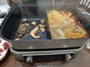 九陽(yáng)（Joyoung）電火鍋雙區秒涮火鍋專(zhuān)用鍋電煮鍋8L多功能鍋料理鍋鴛鴦鍋分體式多用途鍋電熱鍋火鍋HG80-G811 曬單實(shí)拍圖