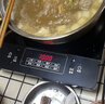 美的（Midea）電磁爐 2200W大功率家用猛火爆炒耐用面板炒菜蒸煮八檔火力纖薄電磁灶火鍋爐 C22-RT22E01 曬單實(shí)拍圖