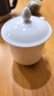 友來(lái)福茶杯陶瓷帶蓋純白骨瓷辦公會(huì )議杯子開(kāi)會(huì )水杯350ml定制印字 曬單實(shí)拍圖