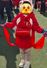 迪士尼女童紅色外套2026新款兒童冬裝大童時(shí)尚洋氣外套連帽保暖寶寶棉服 曬單實(shí)拍圖