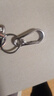 多功能車(chē)用鑰匙扣男女通用腰掛鎖匙扣摩托車(chē)實(shí)用防丟鑰匙鏈圈掛件 銀色【扣環(huán)】1個(gè)裝 曬單實(shí)拍圖