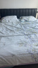 夢(mèng)潔家紡床上用品60s長(cháng)絨棉純棉四件套貢緞?dòng)』ㄌ准矄伪惶状财?.8米床 被套220x240cm詩(shī)韻 曬單實(shí)拍圖
