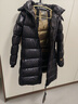 高梵【黑金兒童鵝絨服】4.0黑金小女王系列女童新款收腰長(cháng)款羽絨服 黑色 160 cm 曬單實(shí)拍圖