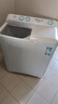 海爾（Haier）半自動(dòng)雙桶洗衣機 10KG 雙電機雙缸 家電國家補貼以舊換新京東自營(yíng) XPB100-81D2 曬單實(shí)拍圖
