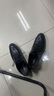 卡帝樂(lè )鱷魚(yú)（CARTELO）軟牛皮男士皮鞋商務(wù)正裝鞋男內增高男鞋加絨皮鞋男9585 黑色 41 曬單實(shí)拍圖