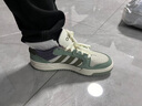 adidas ENTRAP美式校園風(fēng)運動(dòng)少年感復古籃球風(fēng)板鞋男女阿迪達斯   漢玉白/巖層橄欖綠/銀灰綠   41 曬單實(shí)拍圖
