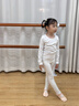 s.lemon兒童白色保暖內衣套裝女童加絨打底衫打底褲 運動(dòng)不緊繃 薄絨套裝（上衣+褲襪） 125 （建議身高115-125cm） 曬單實(shí)拍圖