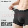 SecretWorld內褲男100%純棉正品全棉男生褲衩高端防陰囊潮濕大碼平角男士褲頭 曬單實(shí)拍圖