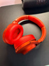 賴(lài)小星 耳機套適用SONY索尼WH-H900N耳罩MDR-100ABN頭戴式耳機罩 頭梁墊海綿保護套耳機替換配件 【中國紅】小羊皮耳罩一對裝 曬單實(shí)拍圖
