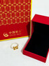 中國黃金（CHINA GOLD）18K金蝴蝶結戒指女士百搭?lèi)?ài)心珍珠指環(huán)情人節生日禮物送女友老婆 18K蝴蝶結戒指 曬單實(shí)拍圖