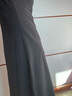 沫晗依美含羊毛軟糯百搭裙子2025冬季捏褶收腰優(yōu)雅中長(cháng)裙連衣裙女 曬單實(shí)拍圖