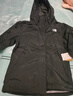 北面（The North Face）三合一沖鋒衣女抓絨內膽防風(fēng)防水吸濕排汗防勾絲25秋冬上新|8HM5 4H0/宇宙黑 L/165 曬單實(shí)拍圖