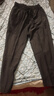 UR夏季新款男裝時(shí)尚寬松肌理感松緊腰抽繩蘿卜褲UMU640028 中灰 30 曬單實(shí)拍圖