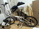 大行（DAHON）20寸8速男女折疊車(chē)P8青春版KAC081白色 曬單實(shí)拍圖