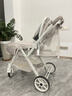 億寶萊（yibaolai）高景觀(guān)嬰兒推車(chē)可坐躺超輕便攜折疊避震寶寶傘車(chē)雙向四輪嬰兒童車(chē) 豪華極光灰+可坐可躺+可折疊+雙向推行+四輪豪華輪 曬單實(shí)拍圖