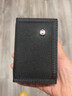 EKK德國進(jìn)口品牌三折男錢(qián)包布短款帆布折疊小錢(qián)包男生男孩初高中學(xué)生 黑色 曬單實(shí)拍圖