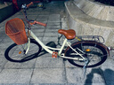 飛鴿城市自行車(chē)26寸免充氣實(shí)心胎通勤男女式成人學(xué)生帶兒童城市復古車(chē) 曬單實(shí)拍圖