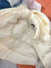 美力城【檀健次同款】女士新款可調節收腰鵝絨服保暖防風(fēng)羽絨服019 極光白 XS 曬單實(shí)拍圖