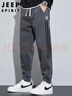 JEEP SPIRIT吉普褲子男士休閑褲男秋冬季束腳長(cháng)褲寬松潮流運動(dòng)衛褲 曬單實(shí)拍圖