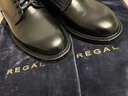REGAL麗格T83C舒適輕便男士皮鞋固特異制法百搭休閑皮鞋男德比皮鞋 B(黑色) 41 曬單實(shí)拍圖