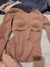 芬也（FENYE）孕婦哺乳秋衣秋褲套裝產(chǎn)后喂奶帶胸墊秋冬款加絨孕期保暖內衣 粉L 曬單實(shí)拍圖