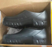 廚盾廚師鞋防滑鞋防水防油廚房鞋男純黑餐飲工作上班耐磨超輕柔軟舒適 升級款-防滑防水耐油-51017 42 曬單實(shí)拍圖