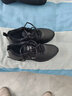 特步運動(dòng)鞋男鞋跑步鞋冬季加絨皮面防水輕便減震休閑慢跑鞋棉鞋黑色 曬單實(shí)拍圖