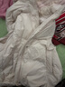 鴨鴨（YAYA）羽絨馬甲女外穿秋冬新款時(shí)尚連帽坎肩馬夾背心百搭羽絨服外套 A3米色 M 曬單實(shí)拍圖