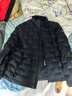 波司登（BOSIDENG）25年新款短款羽絨服男90鵝絨商場(chǎng)熱賣(mài)同款立領(lǐng)羽絨內膽B(tài)250131033 【700+蓬鵝絨】黑色-經(jīng)典極簡(jiǎn)風(fēng)【卡碼拍大】 L 180/100A 體重約140-155斤 曬單實(shí)拍圖