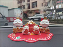 路藝2026馬年搖頭貓車(chē)載擺件中控臺可愛(ài)喜樂(lè )平安貓裝飾紅色平安防滑墊 小號貓【一套四個(gè)裝 】 曬單實(shí)拍圖