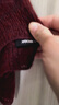 VEROMODA針織衫2025冬季新款含綿羊毛馬海毛慵懶罩衫325424048拜年紅色 暗紫紅色 S 曬單實(shí)拍圖